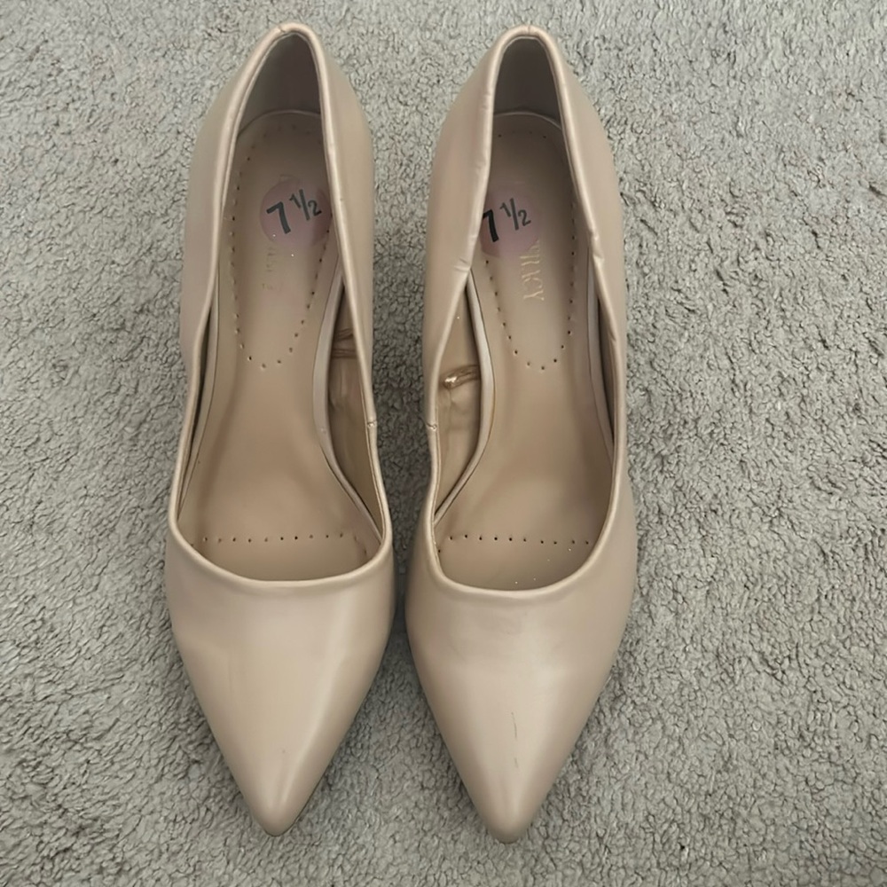 Fairly New Ellen Tracy Nude Pumps